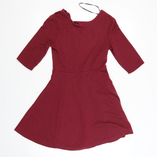 Rare Womens Red   A-Line  Size 12