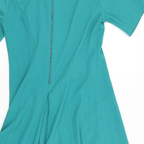 Betty Jackson Womens Green   Skater Dress  Size 8