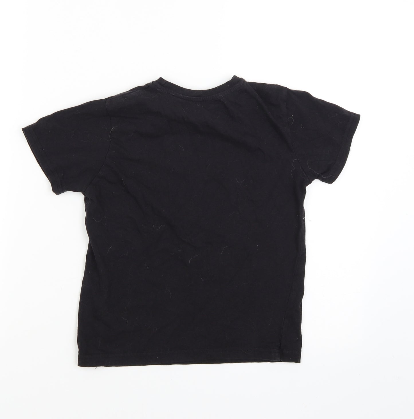 Primark Boys Black   Basic T-Shirt Size 6-7 Years