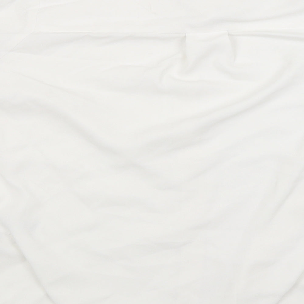New Look Womens White   Basic Button-Up Size 8