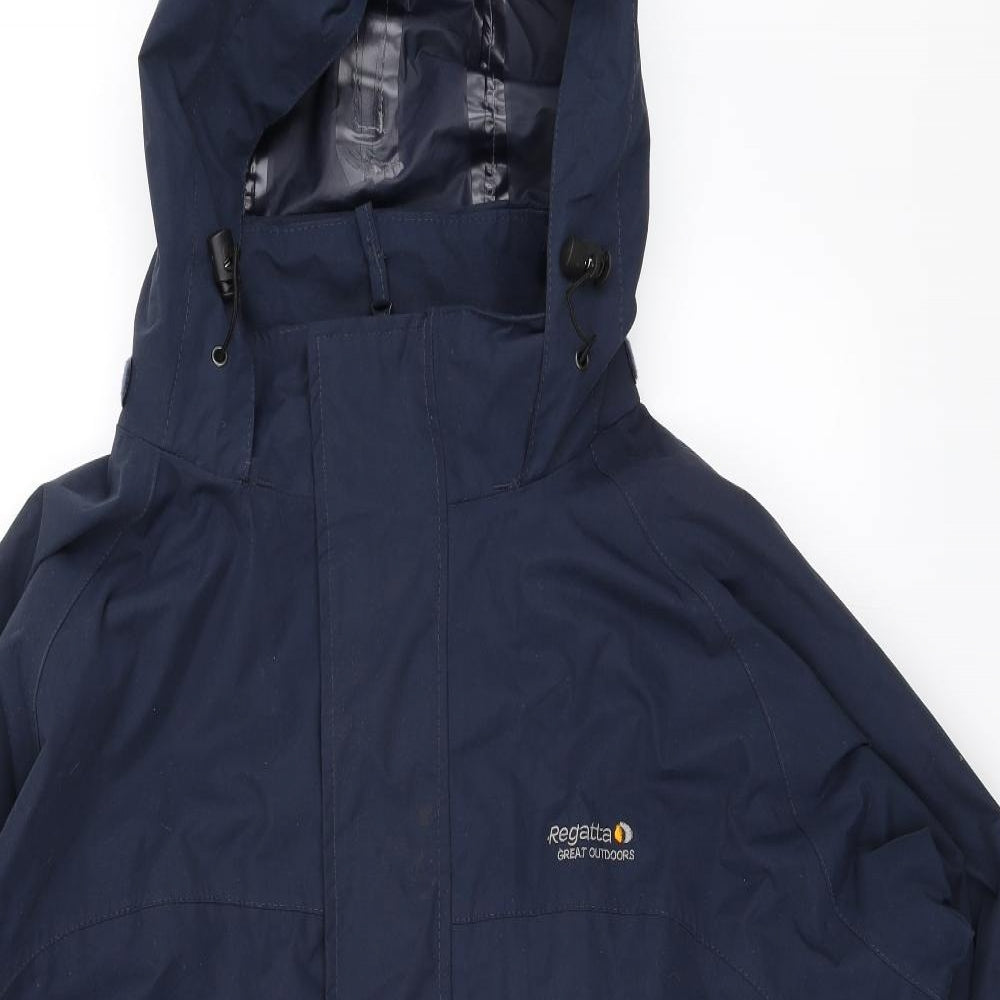 Regatta Womens Blue   Rain Coat Jacket Size 2XL