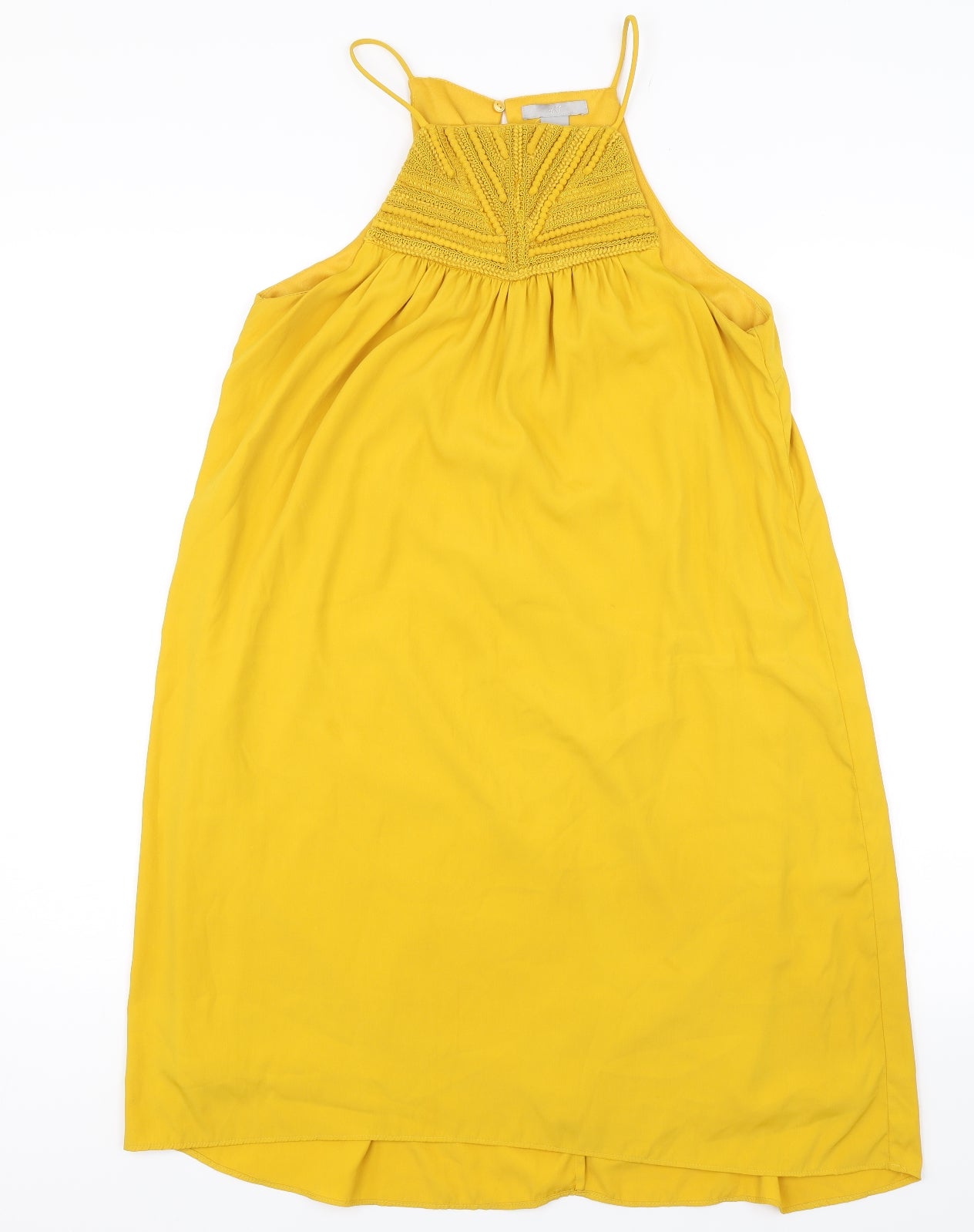 H&M Womens Yellow   Shift  Size 8