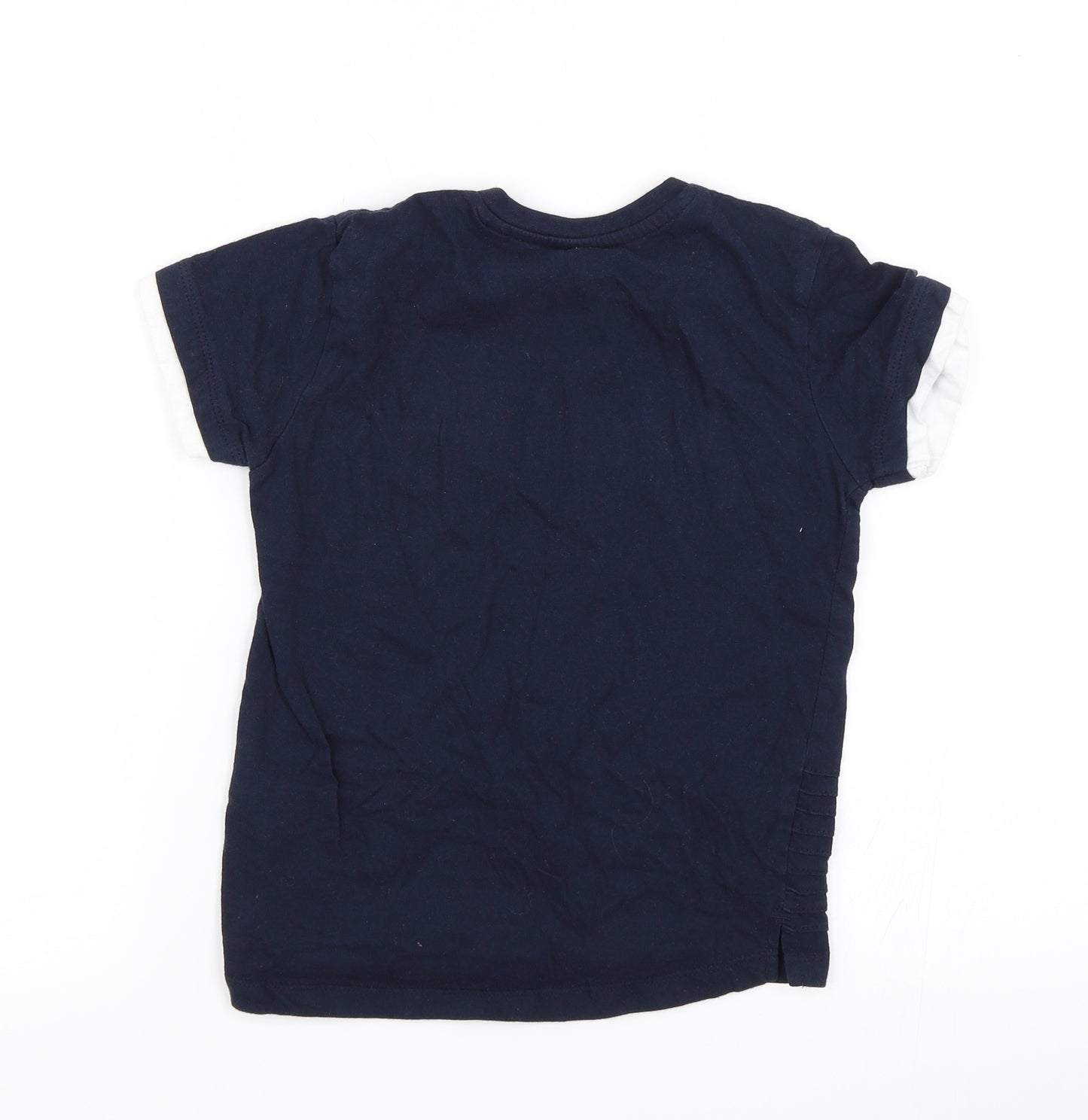 Primark Boys Blue   Basic T-Shirt Size 5-6 Years  - Legend