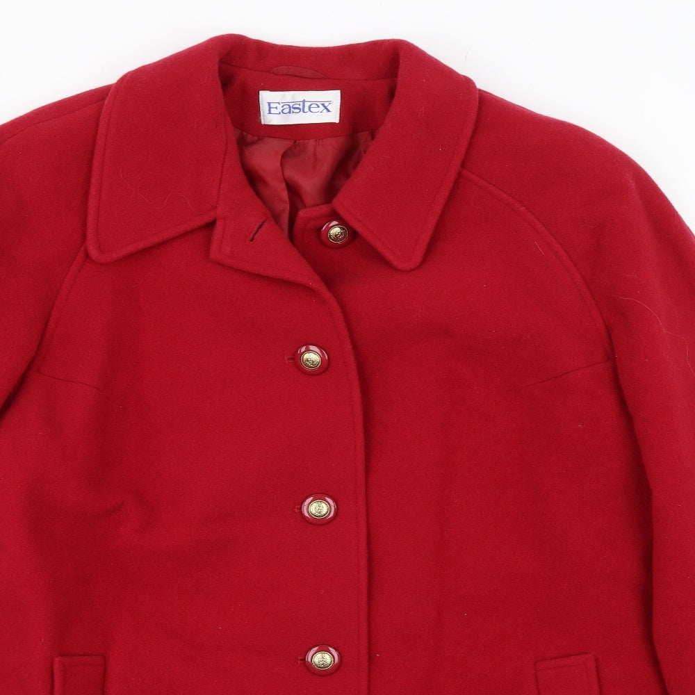 Eastex Womens Red   Jacket Blazer Size 14
