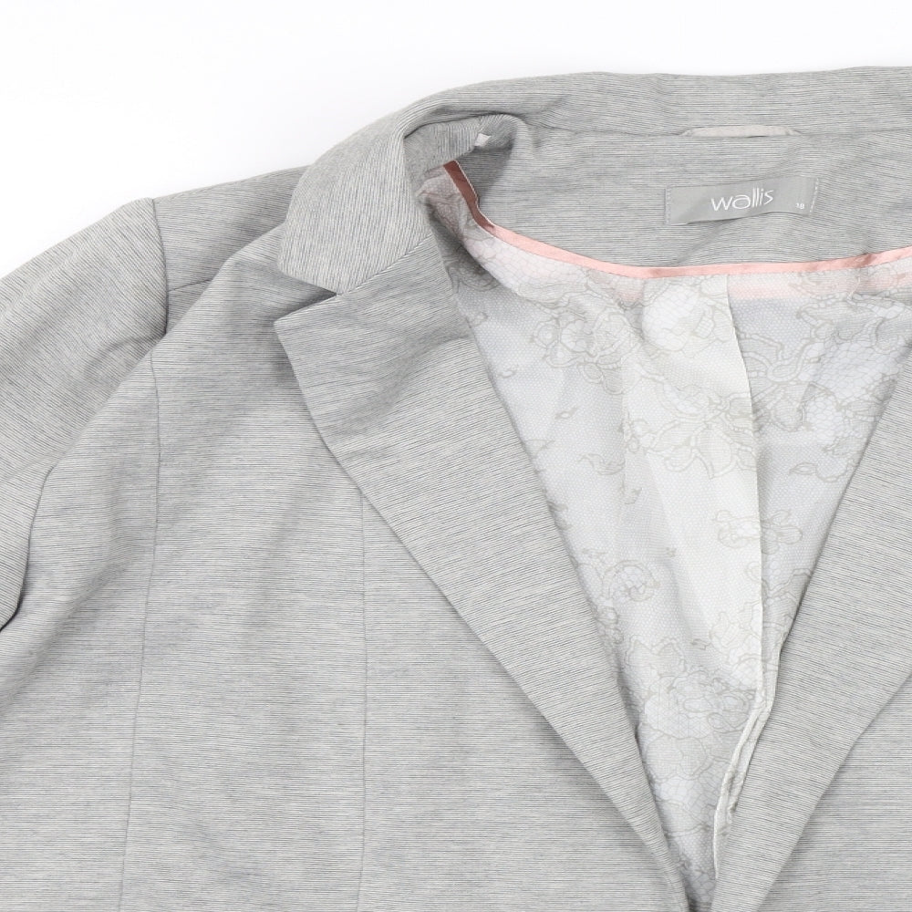 Wallis Womens Grey   Jacket  Size 18