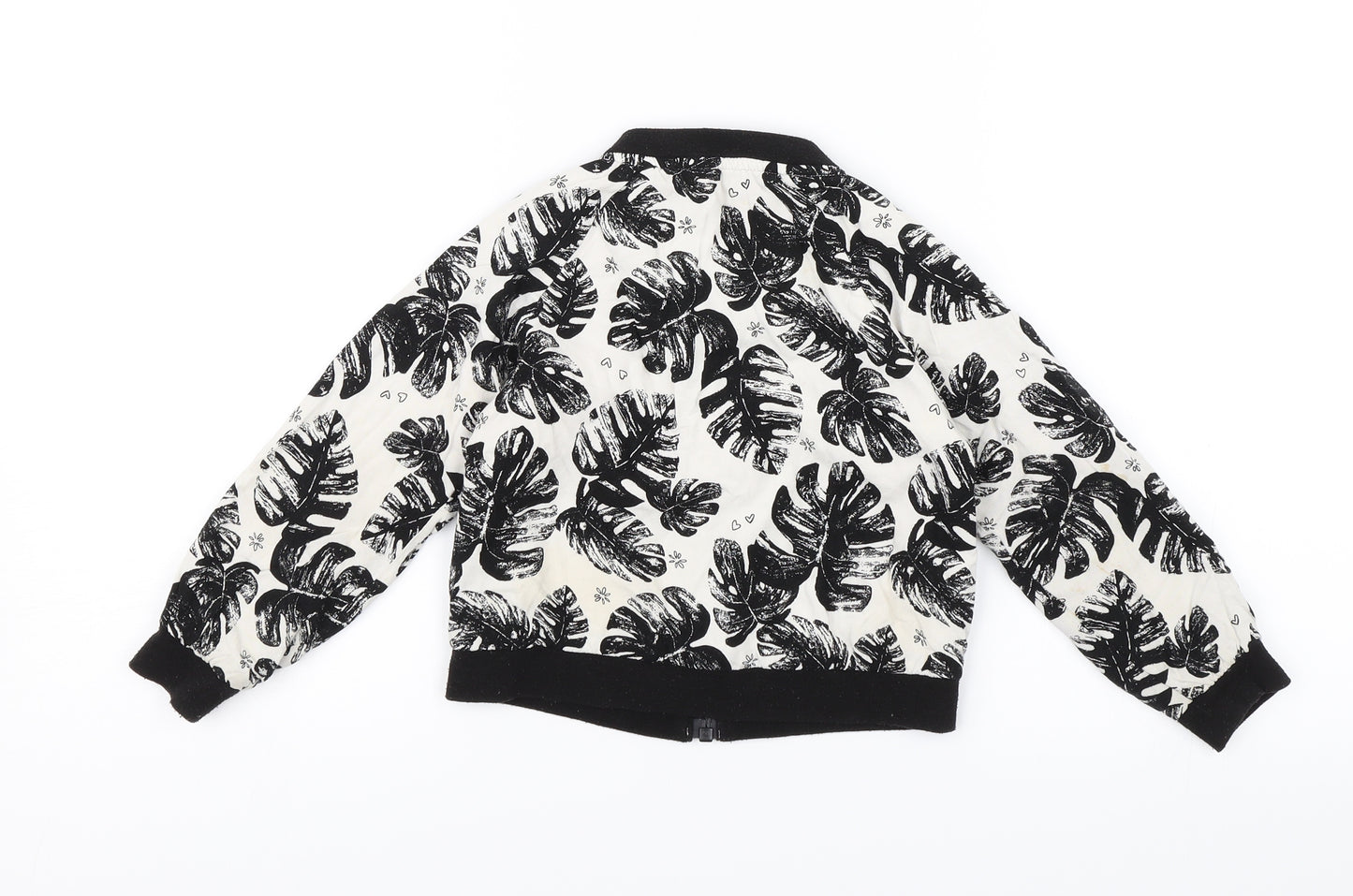 TU Boys Black Floral  Jacket  Size 3-4 Years