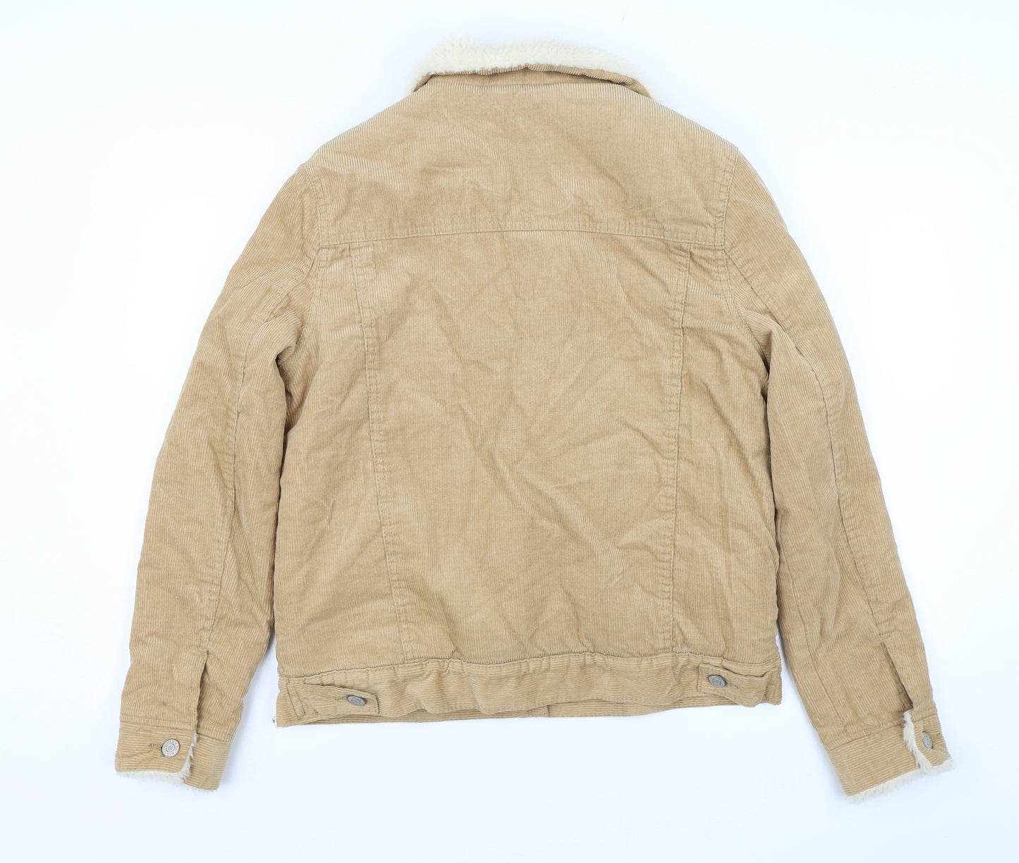 Denim & Co. Womens Brown   Jacket  Size 10