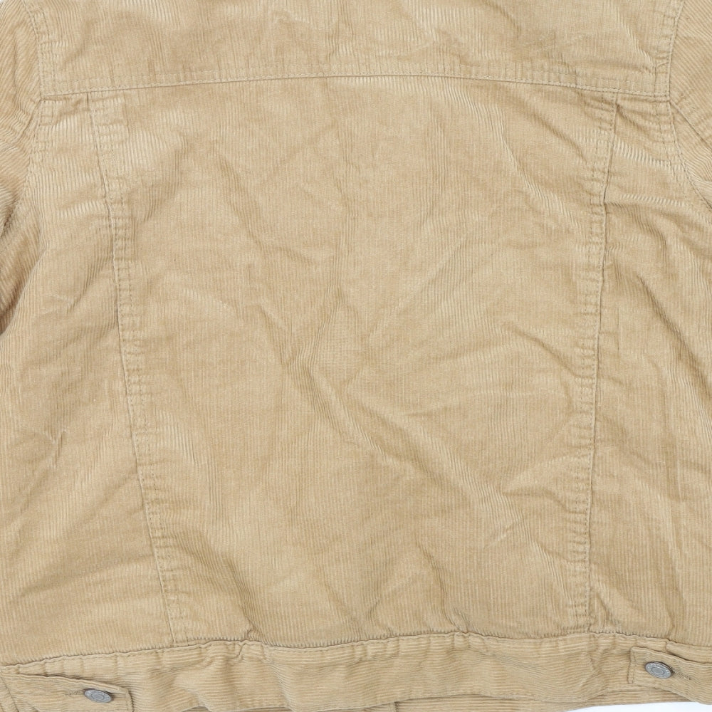 Denim & Co. Womens Brown   Jacket  Size 10