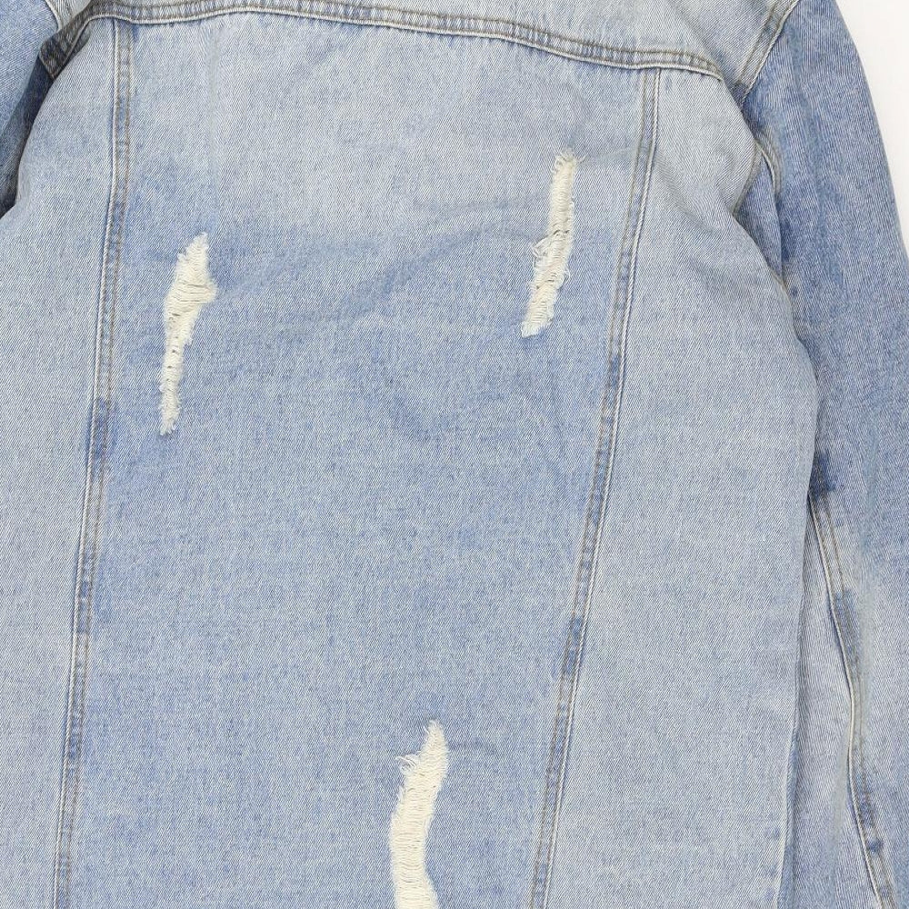 Denim & Co. Womens Blue   Jacket  Size 12