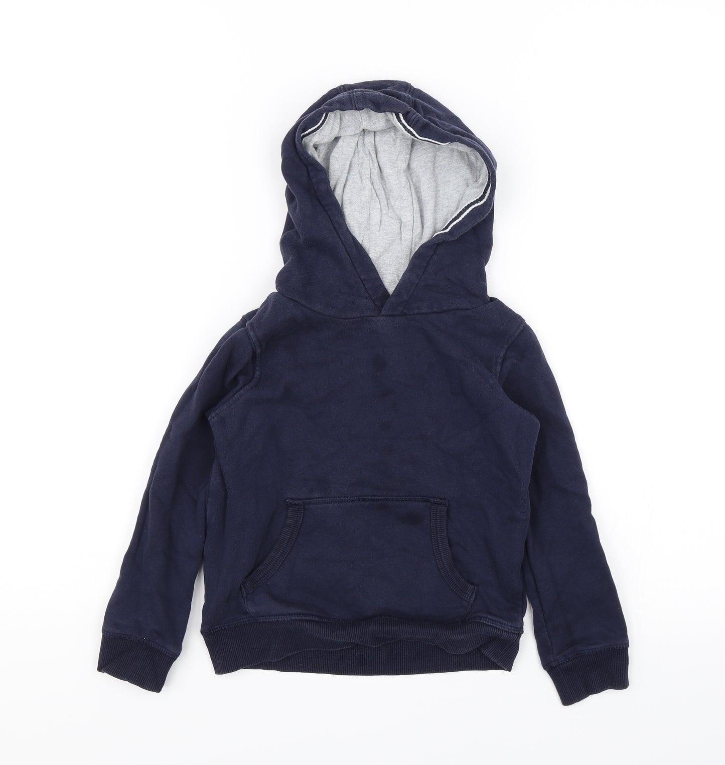 M&S Boys Blue   Pullover Hoodie Size 4-5 Years