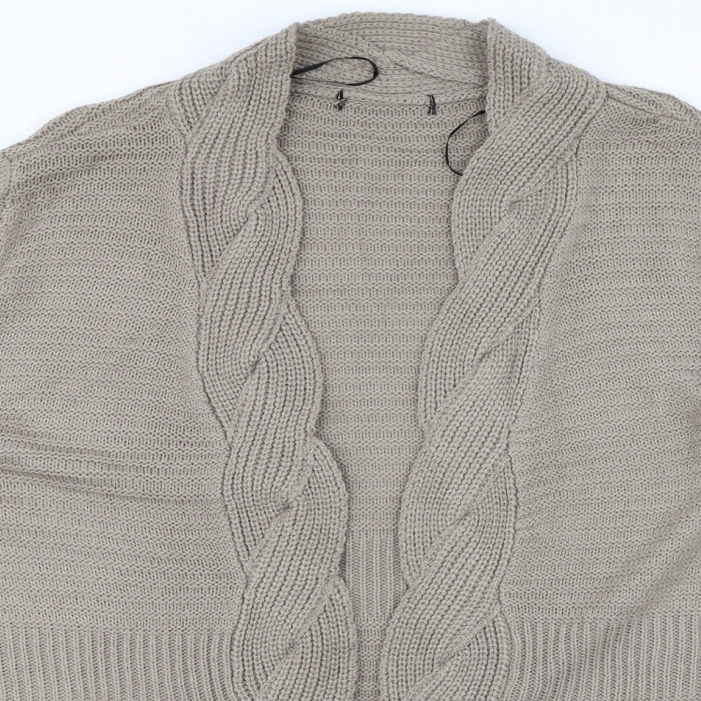 Preworn Womens Beige   Cardigan Jumper Size 2XL