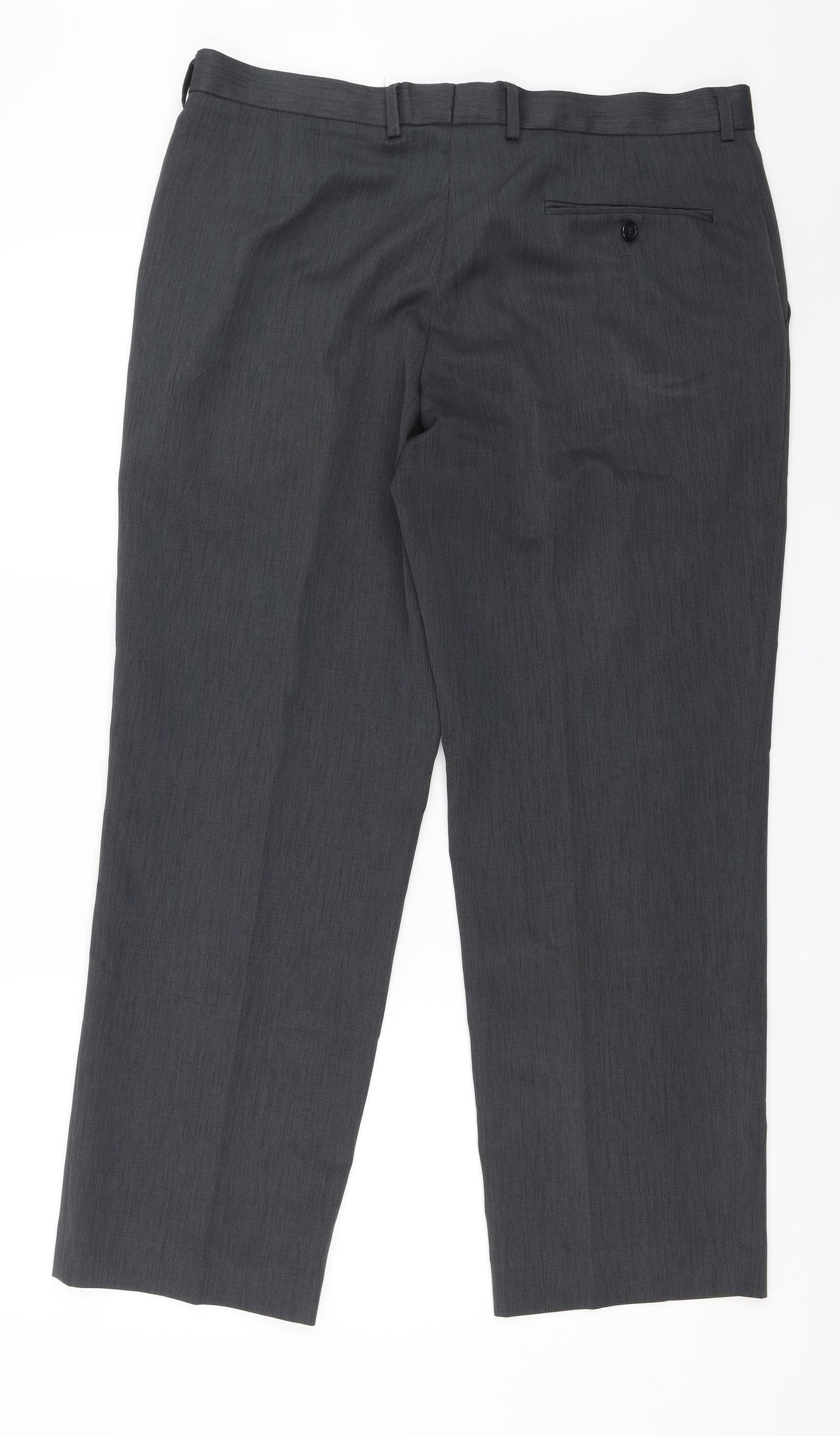 Marks and Spencer Mens Grey   Trousers  Size 36 L27 in