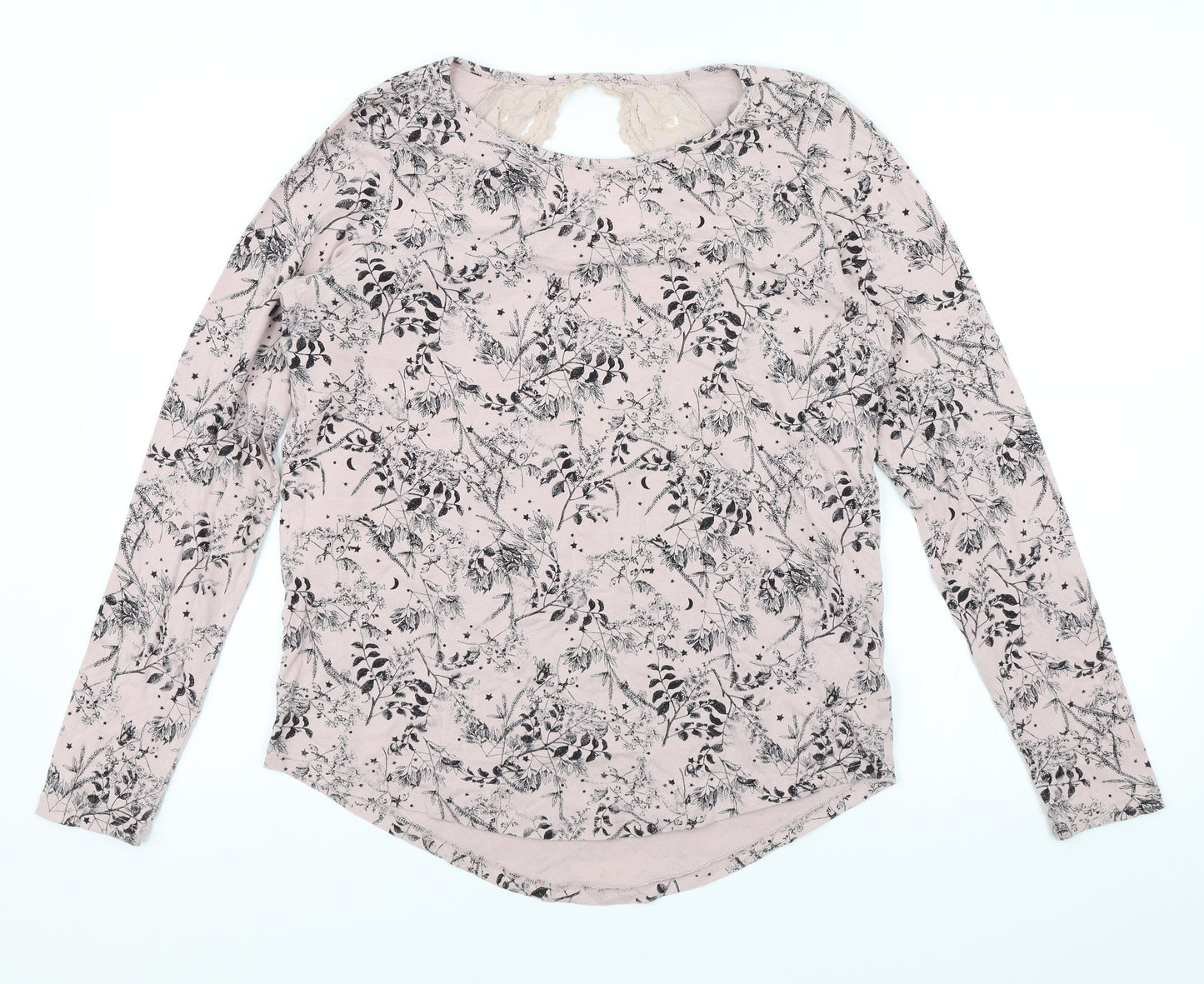 NEXT Womens Pink Floral  Jersey T-Shirt Size 8