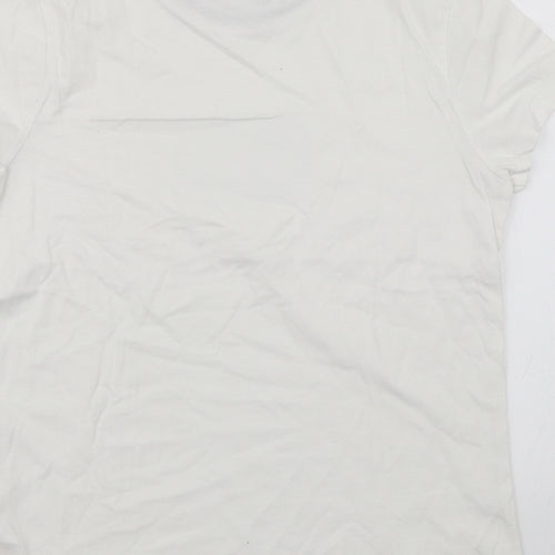 F&F Boys White   Basic T-Shirt Size 11-12 Years  - Romeo