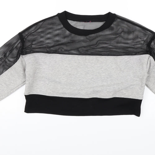 Miss Selfridge Womens Grey   Pullover Jumper Size XS