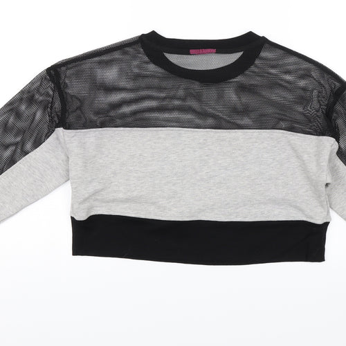 Miss Selfridge Womens Grey   Pullover Jumper Size XS