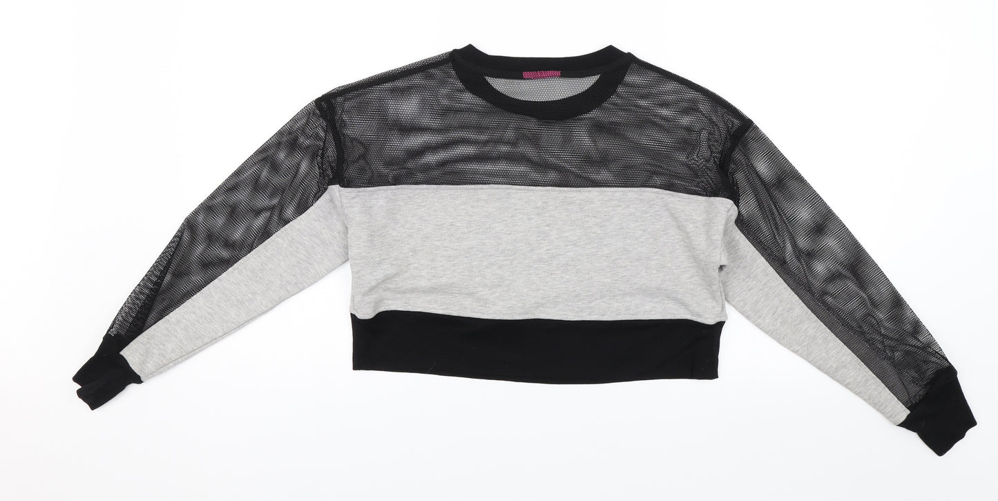 Miss Selfridge Womens Grey   Pullover Jumper Size XS