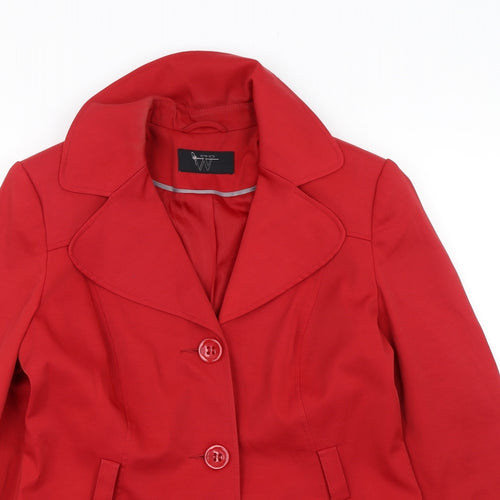 BHS Womens Red   Jacket  Size 10