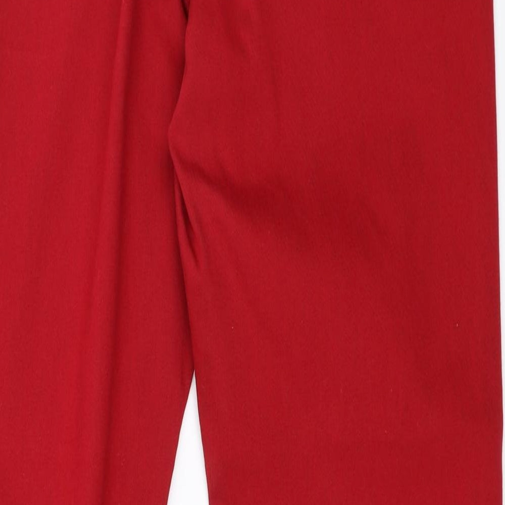 M&S Womens Red   Jegging Jeans Size 14 L27 in