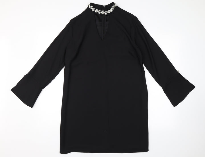 Papaya Womens Black Shift Size 12