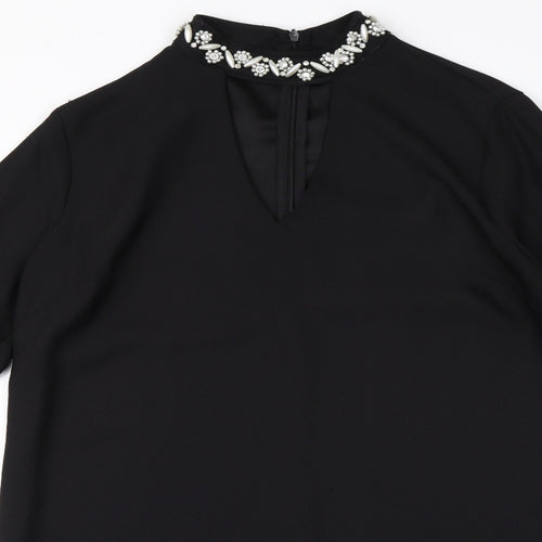 Papaya Womens Black   Shift  Size 12