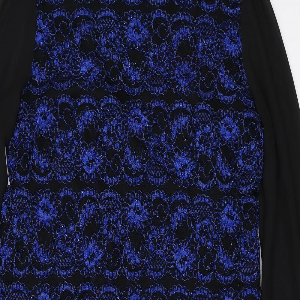 Dorothy Perkins Womens Black Floral  Shift  Size 14