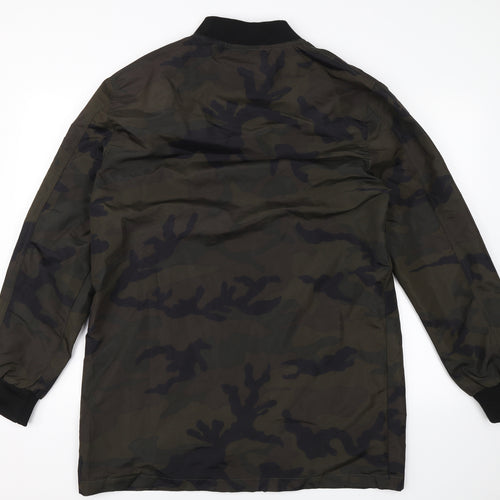Brave Soul Mens Green Camouflage  Jacket  Size XL