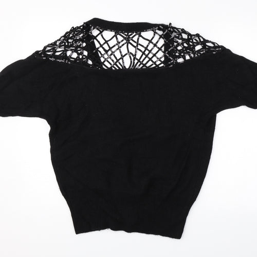 Dorothy Perkins Womens Black   Cardigan Jumper Size 10