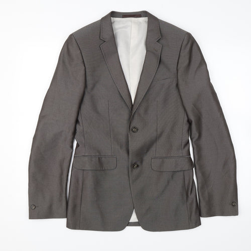 Ventuno 21 Mens Grey   Jacket Blazer Size 34
