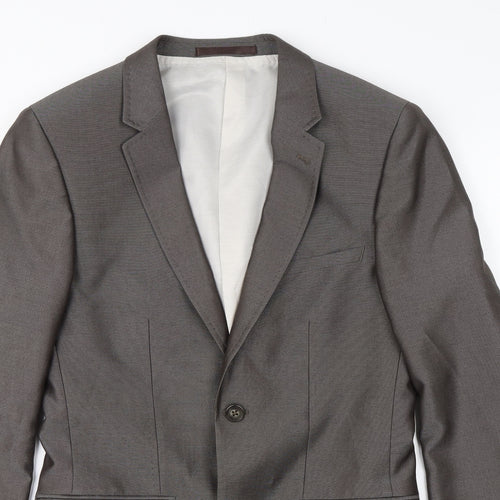 Ventuno 21 Mens Grey   Jacket Blazer Size 34