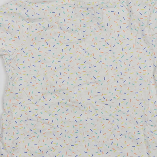 TU Girls White   Basic T-Shirt Size 3-4 Years  - Sprinkles