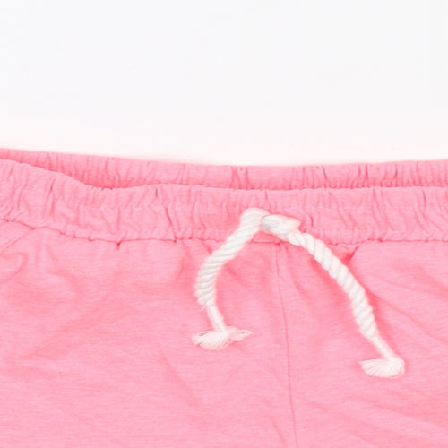 TU Girls Pink   Sweat Shorts Size 4 Years