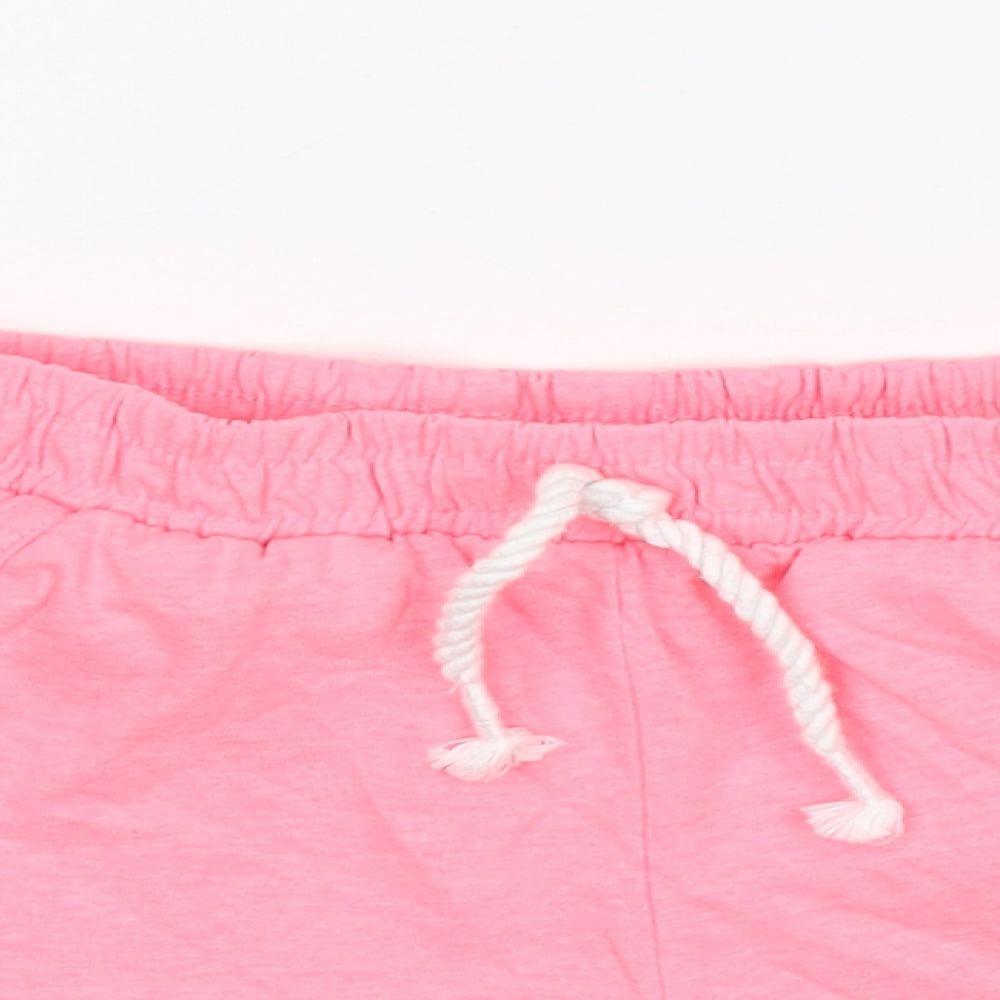 TU Girls Pink   Sweat Shorts Size 4 Years