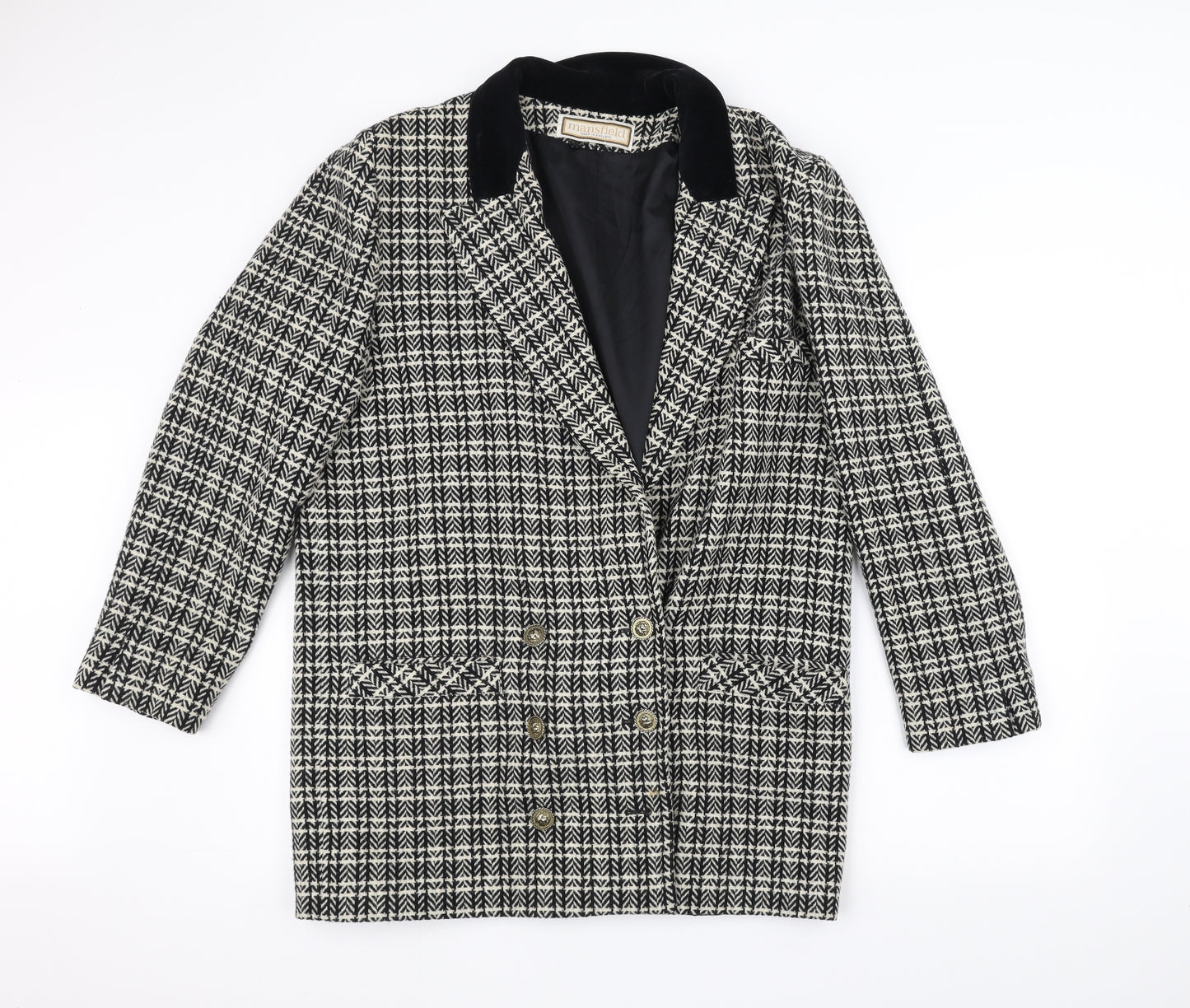 Mansfield Womens Black   Jacket  Size 14