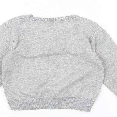 Primark Boys Grey   Pullover Jumper Size 3-4 Years