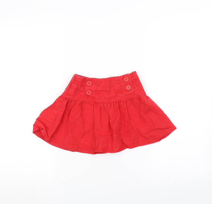 Funky Diva Girls Red   A-Line Skirt Size 3-4 Years