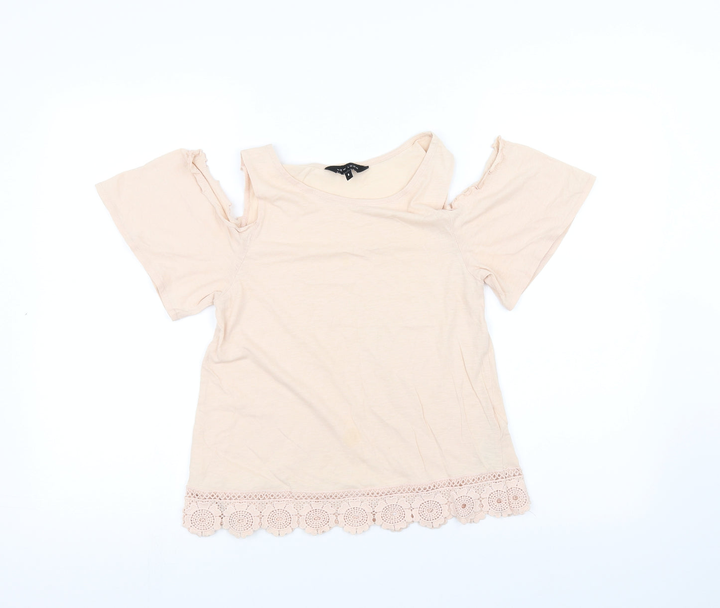 New Look Womens Pink   Basic T-Shirt Size 8