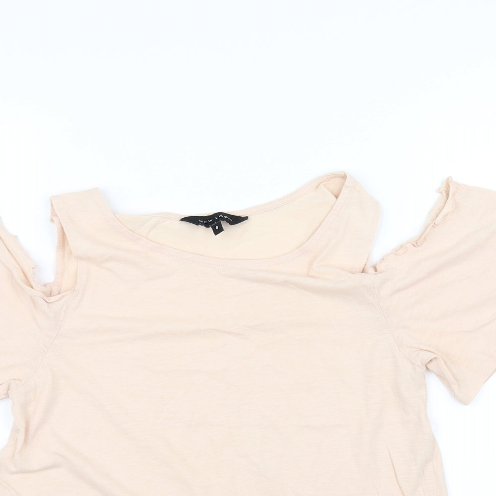 New Look Womens Pink   Basic T-Shirt Size 8