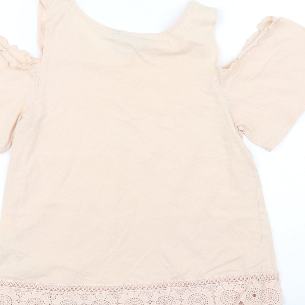 New Look Womens Pink   Basic T-Shirt Size 8