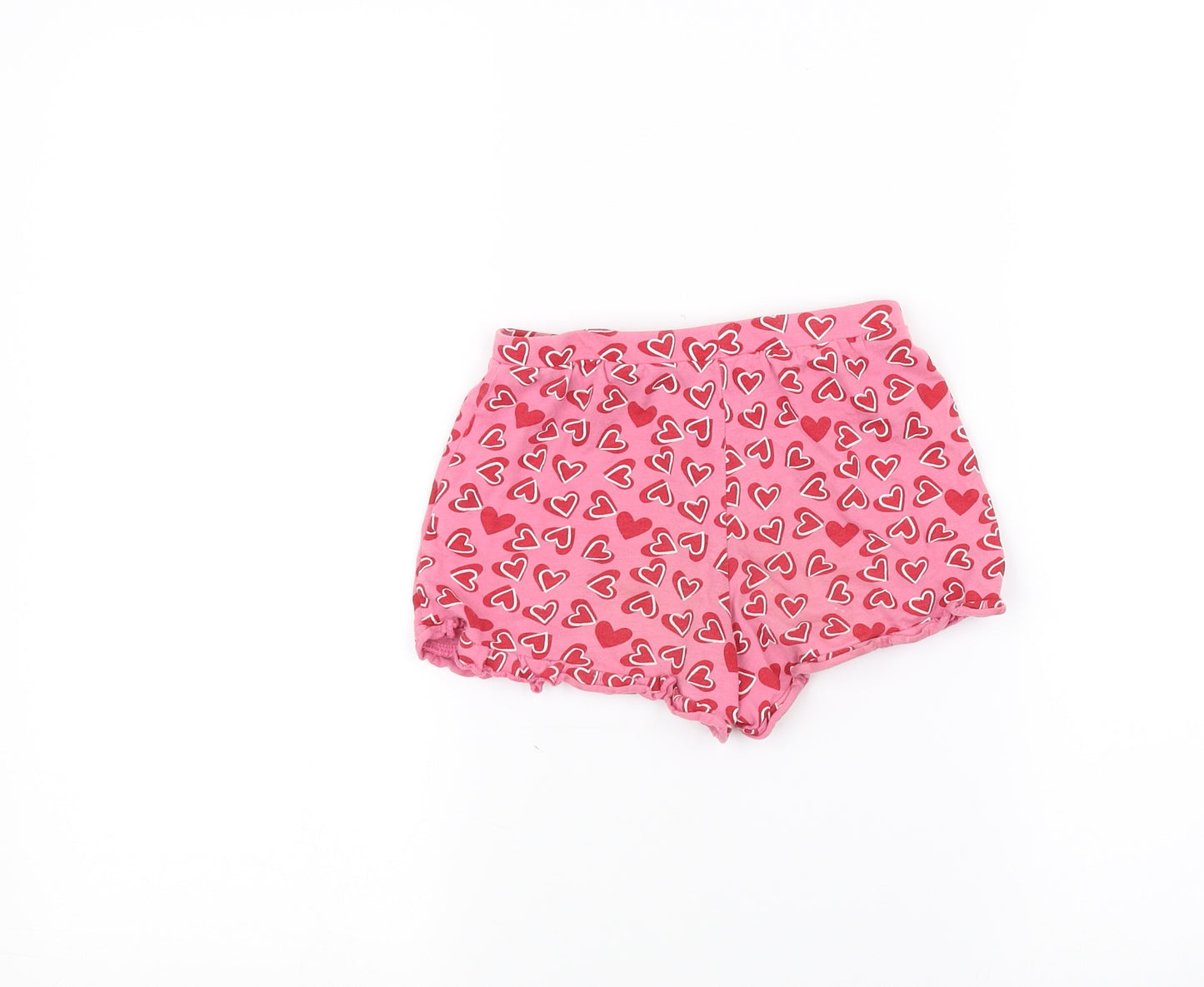 Preworn Girls Pink   Sweat Shorts Size 6 Years
