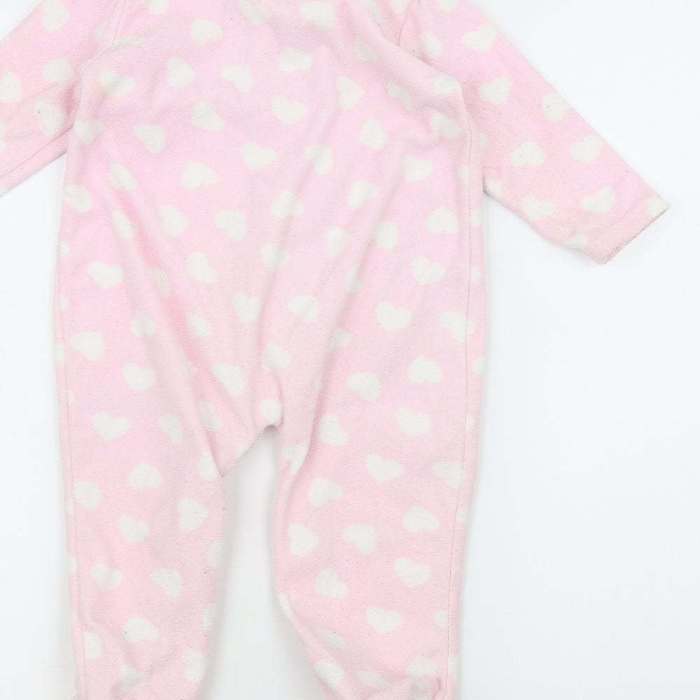 George Baby Pink   Babygrow One-Piece Size 9-12 Months