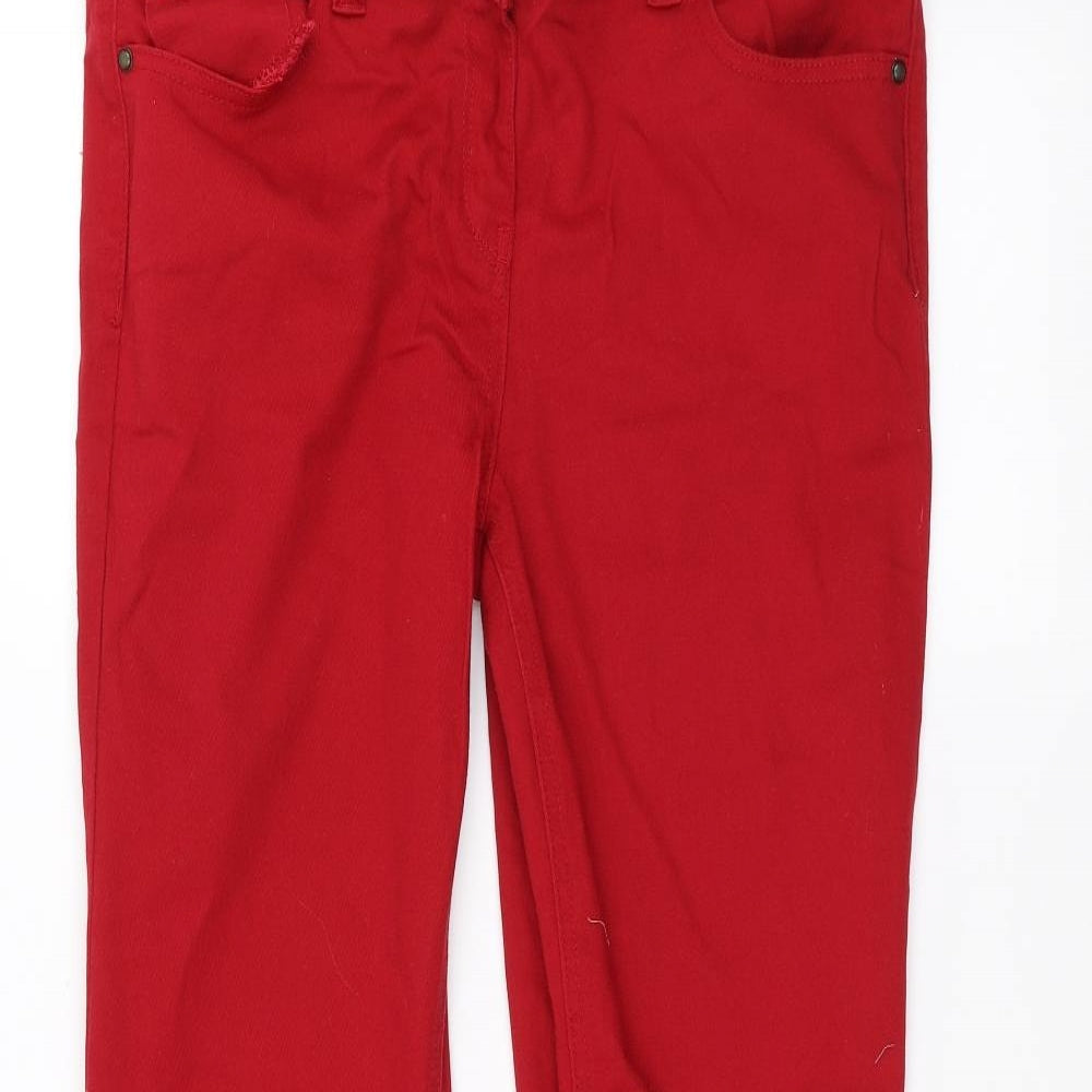 George Womens Red   Straight Jeans Size 14 L31 in
