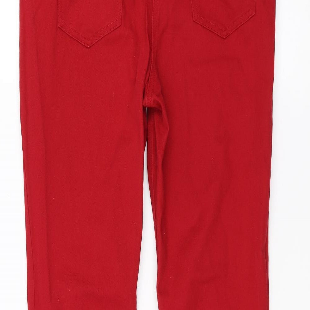 George Womens Red   Straight Jeans Size 14 L31 in