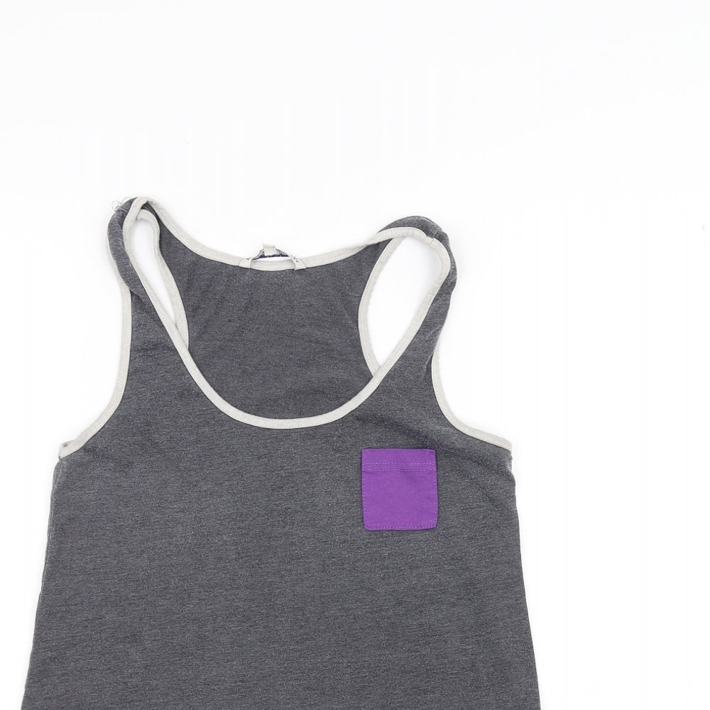 Rupert & Buckley Clothing Womens Grey   Basic Tank Size 10