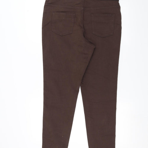 Marks and Spencer Womens Brown   Jegging Jeans Size 16 L28 in