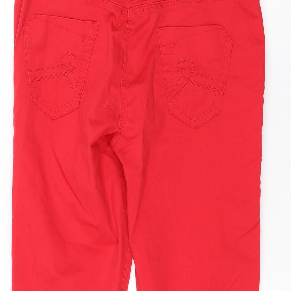 George Womens Red   Chino Shorts Size 14