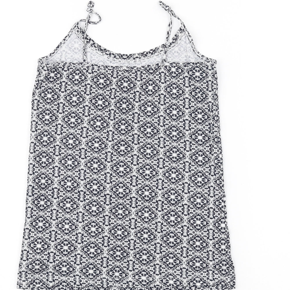 Peacocks Womens White   Basic Tank Size 8