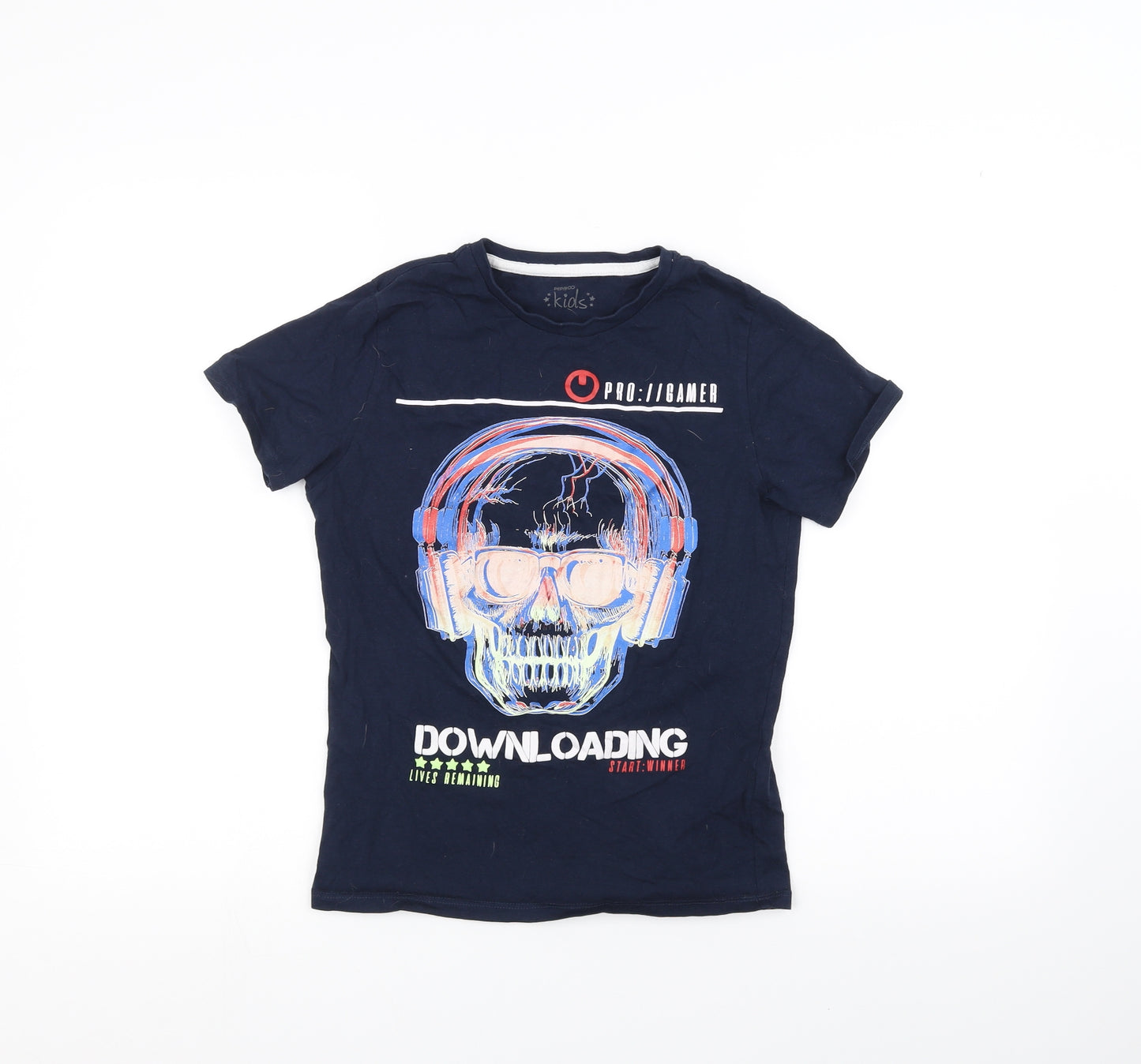 Pep&co Boys Blue   Basic T-Shirt Size 11-12 Years