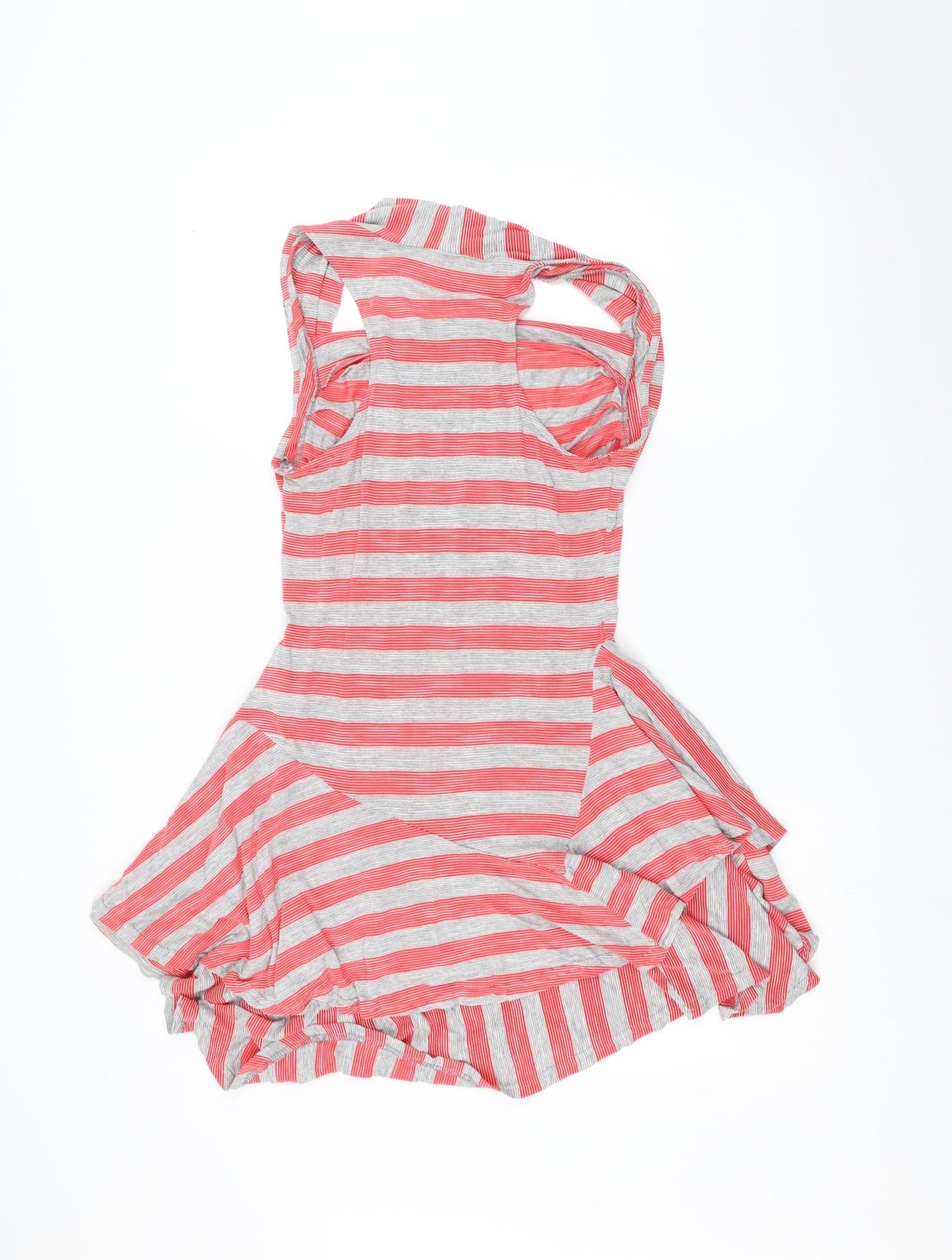 River Island Womens Grey Striped  A-Line  Size 10