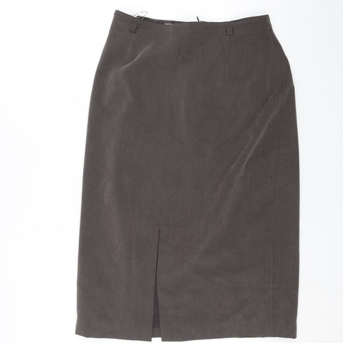 Minute Womens Black   A-Line Skirt Size 12